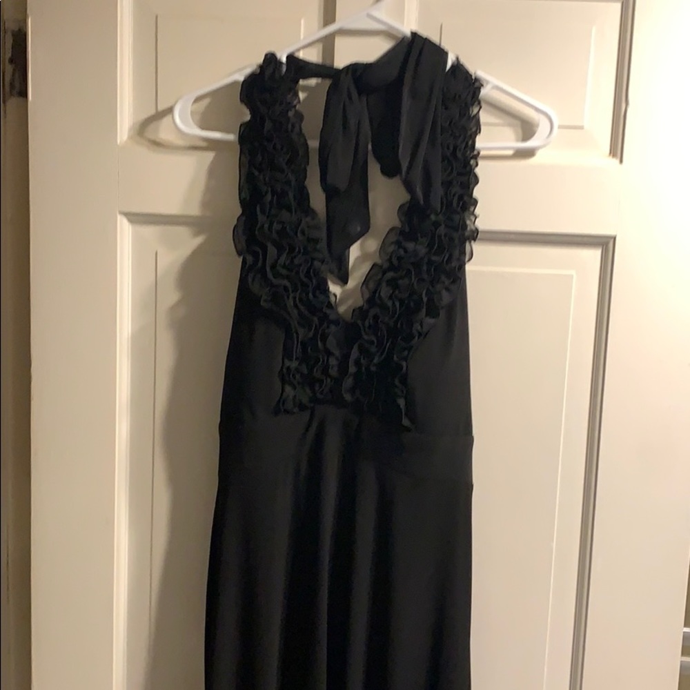 Long black formal dress